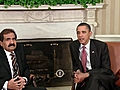 President Obama Meets with Amir Hamad Bin Khalifa Al-Thani | BahVideo.com