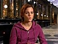 Emma Watson Hermione Granger Official Interview Harry Potter And The Deathly Hallows Part 2  | BahVideo.com