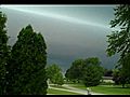 Amazing Thunderstorm rolls into Indiana | BahVideo.com