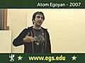 Atom Egoyan - European Graduate School - 2007 3 4 | BahVideo.com