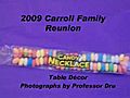Carroll Family Reunion Table Decor | BahVideo.com
