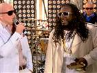  Hey Baby T-Pain Pitbull fire up the concert stage | BahVideo.com