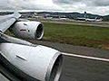 Iberia A340-600 take off from Sao Paulo  | BahVideo.com