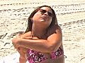 Bikini-clad Brunette On The Beach-1f Stock Footage | BahVideo.com