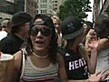New York gay parade celebrates pride marriage law | BahVideo.com