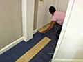 Lay the First Row of Flooring | BahVideo.com