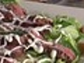 Rib Eye Steak Salad with Roasted Sweet  | BahVideo.com
