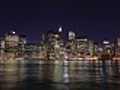 Skyline of Manhattan at night | BahVideo.com