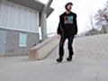 Aggressive Skating Alley Oop Soul on Rollerblades | BahVideo.com