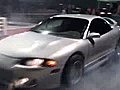 Driver just misses getting hit on the track | BahVideo.com