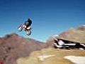 Motorbike base jump off cliff | BahVideo.com