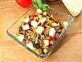 Salade de légumes d&#039;été grillés et dés de Reblochon | BahVideo.com