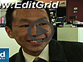 David Lee of EditGrid the online spreadsheet  | BahVideo.com
