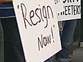 Protesters Call For Weiner s Resignation | BahVideo.com