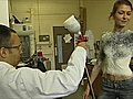Designer creates spray-on clothes | BahVideo.com