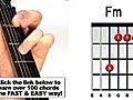 How to Play Fm Guitar Chord | BahVideo.com