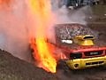Mud Truck Fire | BahVideo.com