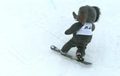Snowboarding mascots Major wipeout  | BahVideo.com