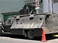 Mexican police seize tank from drug gang | BahVideo.com