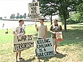 Anti-War Activists Rally Behind Locked-Up  | BahVideo.com