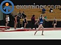 Demi Pas 2011 Canadian Championships training floor | BahVideo.com