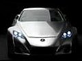 Lexus L-FA concept car Detroit Auto Show | BahVideo.com