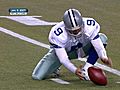 Cowboys blunders Romo s botched snap | BahVideo.com