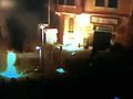 Pro Mubarak thug lights self on fire with Petrol Bomb mp4 | BahVideo.com