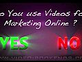 Video On Website Marketing Online Using Video | BahVideo.com