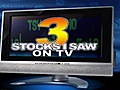 3 Stocks I Saw on TV | BahVideo.com
