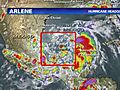 Radar Tropical Storm Arlene Strengthens | BahVideo.com
