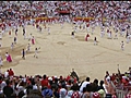 Bull running festival in Spain | BahVideo.com
