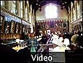 Dining hall in Christ Church College - Oxford  | BahVideo.com