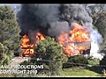 Escondido Bomb House Burn Down | BahVideo.com