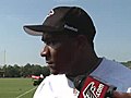Interview: Peria Jerry post-practice | BahVideo.com