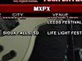MxPx August Tour Dates | BahVideo.com