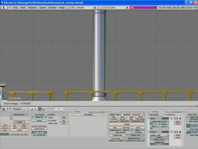 Airship - modelling timelapse Part 3 | BahVideo.com