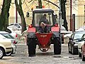 Salting the road Russian style | BahVideo.com