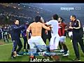 Pitbull Rino Gattuso Attacks Spurs Assistant Joe Jordan AC Milan Vs Tottenham 02-15-11 | BahVideo.com