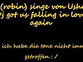 Ich Robin singe von usher feat pitbull dj got us falling in love again | BahVideo.com