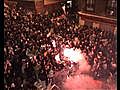 Fans in France celebrate Algeria s win | BahVideo.com