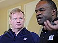 Goodell Smith meet with rookies in Florida | BahVideo.com