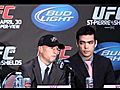 Mark Hominick Fighting at UFC 129 with Wife  | BahVideo.com