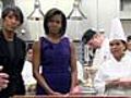 White House Kitchen Welcomes Students | BahVideo.com