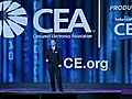 CEA President and CEO Gary Shapiro and Verizon CEO Ivan Seidenberg | BahVideo.com