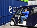 Solar-Powered Cars Power-Up in NYC | BahVideo.com