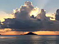 Royalty Free Stock Video HD Footage Sunset at the Beach in Virgin Gorda Virgin Islands | BahVideo.com