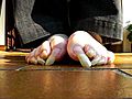 sunlight on my playful male feet and claws  | BahVideo.com