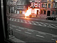 Explosion d une voiture Bruxelles | BahVideo.com