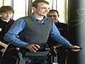 Paraplegic man walks again with bionic legs | BahVideo.com